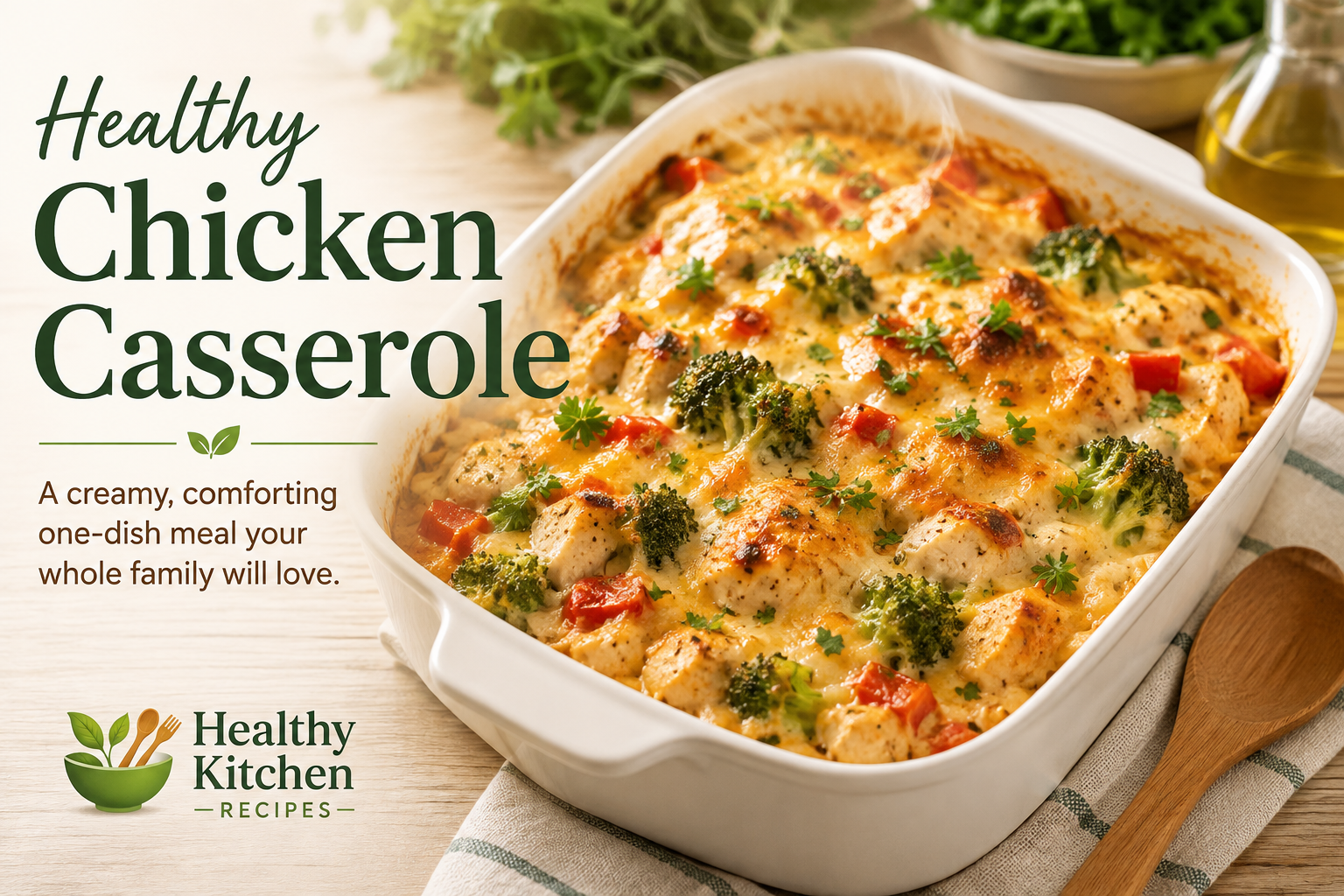 Healthy Chicken Casserole: A Cozy Family Dinner Everyone Loves