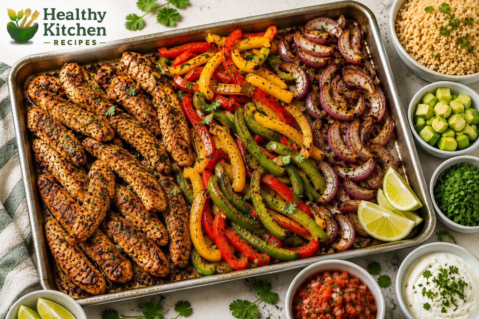 Healthy Chicken Fajita Bowls: A Colorful Meal Prep Favorite the Whole Family Will Love