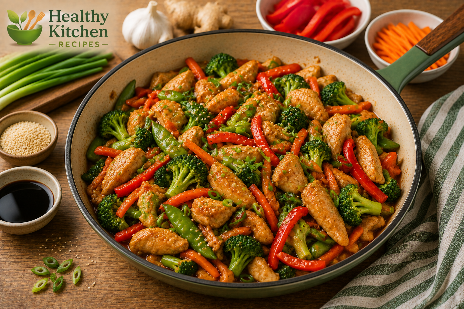 Healthy Chicken Stir Fry: A Colorful 30-Minute Dinner the Whole Family Will Love