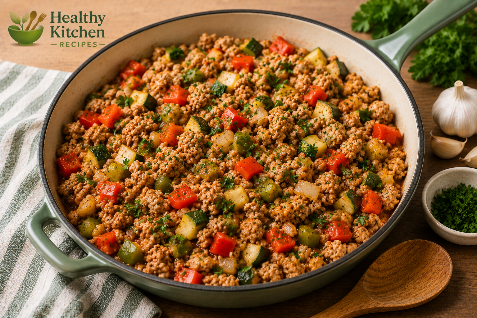 Healthy Ground Turkey Skillet: A Quick One-Pan Dinner for Busy Weeknights